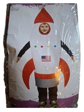 Fun World Toddler Rocket Ship Halloween Costume Space NASA Astronaut 3T/4T